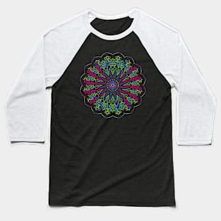 Mandala Rainbow 02511 Baseball T-Shirt